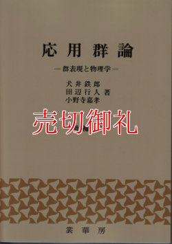 画像1: 応用群論　群表現と物理学