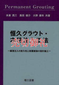 画像1: 恒久グラウト・本設注入工法　薬液注入の耐久性と耐震補強の設計施工