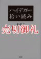 ハイデガー拾い読み