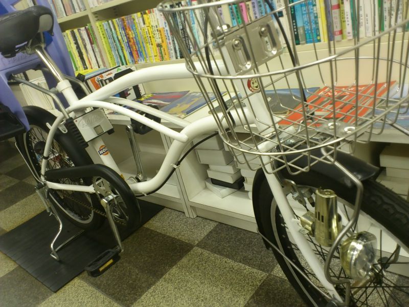 中古自転車〕Nois BIKE ノイズバイク HAMAX子供乗せ ビーチクルーザー 