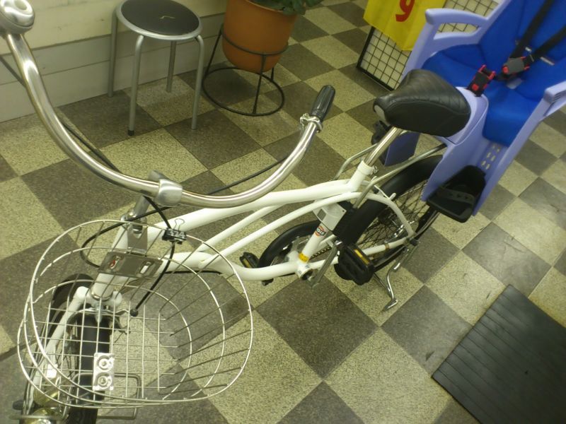 中古自転車〕Nois BIKE ノイズバイク HAMAX子供乗せ ビーチクルーザー 