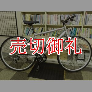 画像: 〔中古自転車〕LOUIS GARNEAU ルイガノ　クロスバイク　700C　2×8段変速　アルミフレーム　タイヤ前後新品　シルバー