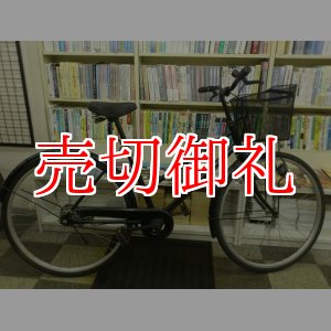 画像: 〔中古自転車〕シティサイクル　ママチャリ　26ンチ　シングル　ブラック