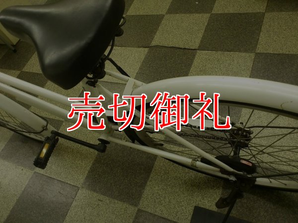 画像4: 〔中古自転車〕シティサイクル　26ンチ　シングル　ホワイト