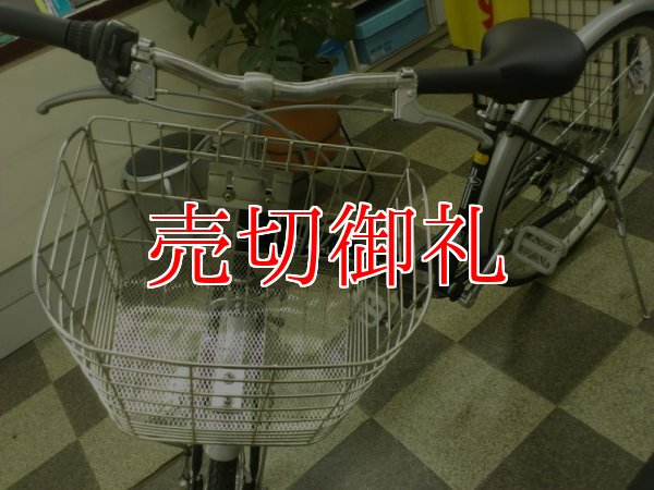 画像5: 〔中古自転車〕シティサイクル　27ンチ　6段変速　オートライト　ステンレスカゴ　BAA自転車安全基準適合　タイヤ新品　グリーン