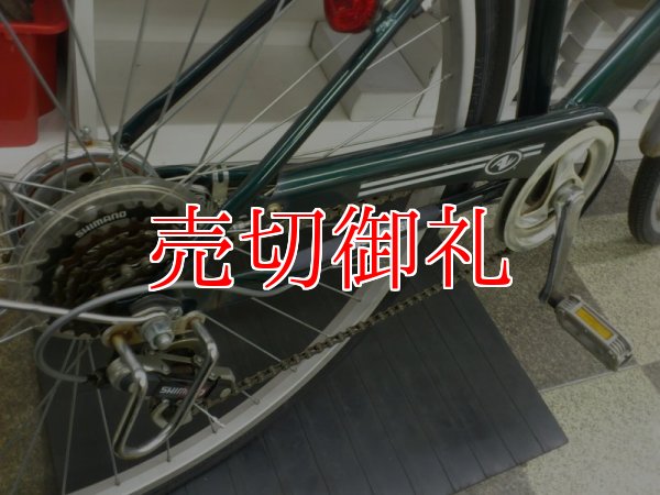 画像3: 〔中古自転車〕シティサイクル　27ンチ　6段変速　オートライト　ステンレスカゴ　BAA自転車安全基準適合　タイヤ新品　グリーン