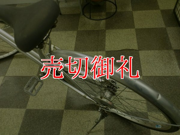 画像4: 〔中古自転車〕シティサイクル　27インチ　3段変速　タイヤ新品　シルバー