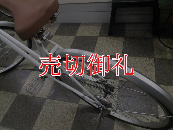 画像4: 〔中古自転車〕シティサイクル　27インチ　シングル　ホワイト