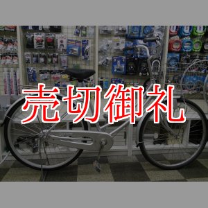 画像: 〔中古自転車〕ブリヂストン　26インチ　シングル　ステンレスカゴ　BAA自転車安全基準適合　シルバー