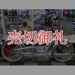 画像: 〔中古自転車〕マルイシ　ふらっか〜ずカーゴミニ　20インチ　シングル　超低床フレーム設計　前輪オートロック　リモートレバーライト　ローラーブレーキ　パープル