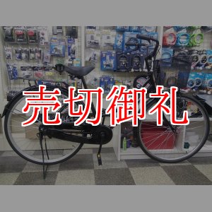 画像: 〔中古自転車〕シティサイクル　26インチ　シングル　ブラック