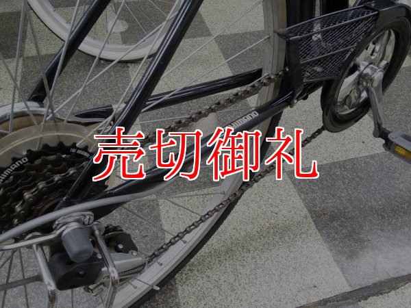 画像3: 〔中古自転車〕シティサイクル　27インチ　外装6段　ブラック×ブラウン