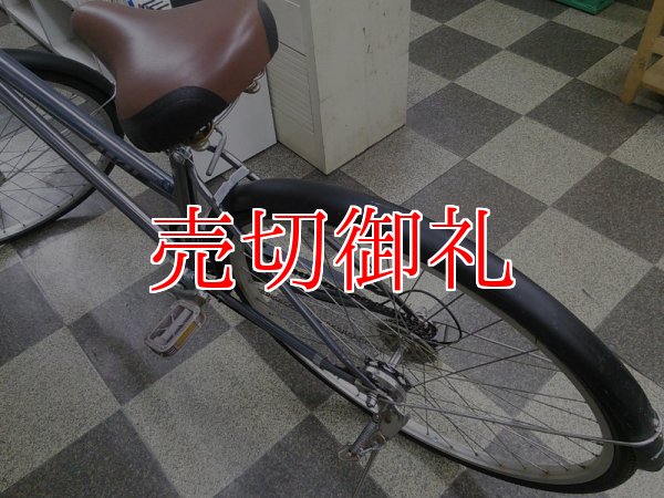 画像4: 〔中古自転車〕シティサイクル　27インチ　外装6段変速　LEDオートライト　大型ステンレスカゴ　ダークブルー