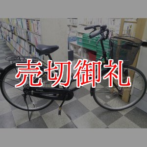 画像: 〔中古自転車〕シティサイクル　26インチ　シングル　ブラック