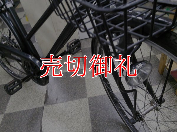 画像2: 〔中古自転車〕シティサイクル　26インチ　外装6段変速　大型カゴ　ダークグリーン