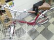 画像5: 〔中古自転車〕ブリヂストン　シティサイクル　27インチ　内装3段変速　大型ステンレスカゴ　BAA自転車安全基準適合　レッド