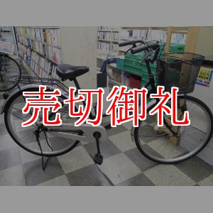 画像: 〔中古自転車〕シティサイクル　ママチャリ　26インチ　シングル　ブラック