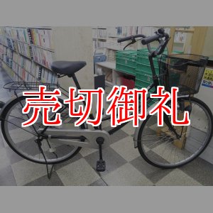 画像: 〔中古自転車〕シティサイクル　ママチャリ　26インチ　シングル　ブラック