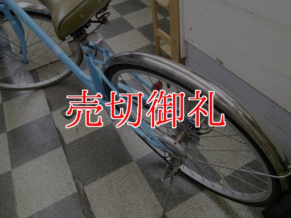 画像4: 〔中古自転車〕シティサイクル　27インチ　外装6段変速　ライトブルー