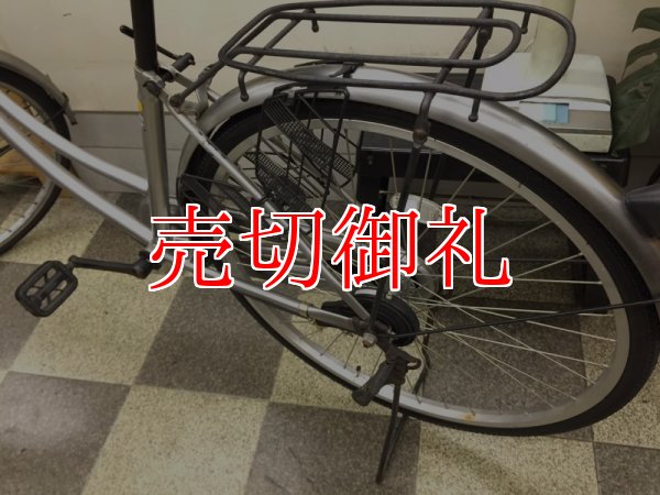 画像4: 〔中古自転車〕シティサイクル　ママチャリ　26インチ　シングル　タイヤ新品　シルバー