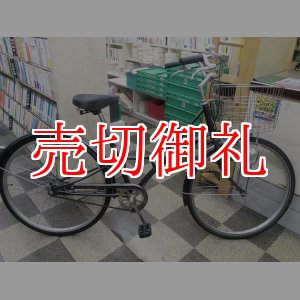 画像: 〔中古自転車〕シティサイクル　26インチ　シングル　ブラック