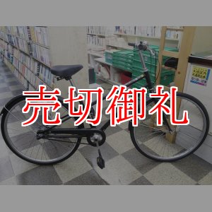 画像: 〔中古自転車〕良品計画（無印良品）　シティサイクル　26インチ　内装3段変速　ローラーブレーキ　タイヤ新品　ブラック