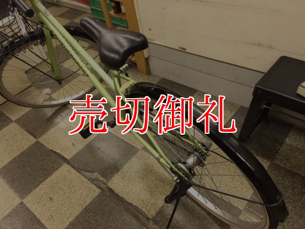 画像4: 〔中古自転車〕シティサイクル　26インチ　内装3段変速　2LEDライト　ローラーブレーキ　ライトグリーン