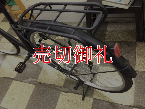 画像4: 〔中古自転車〕シティサイクル　27インチ　外装6段変速　LEDオートライト　ローラーブレーキ　同色パイプキャリア　ブラック