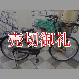 画像: 〔中古自転車〕シティサイクル　26インチ　シングル　ブラック