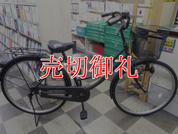 画像1: 〔中古自転車〕シティサイクル　26インチ　シングル　ブラック