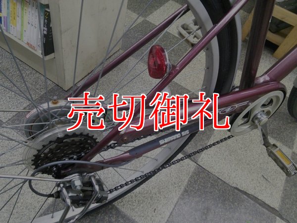 画像3: 〔中古自転車〕シティサイクル　27インチ　外装6段変速　オートライト　BAA自転車安全基準適合　タイヤ新品　ブラウン