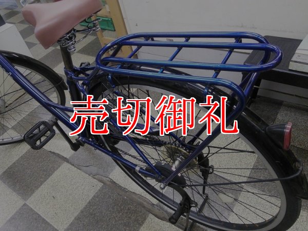 画像4: 〔中古自転車〕シティサイクル　27インチ　外装6段変速　LEDオートライト　ダークブルー