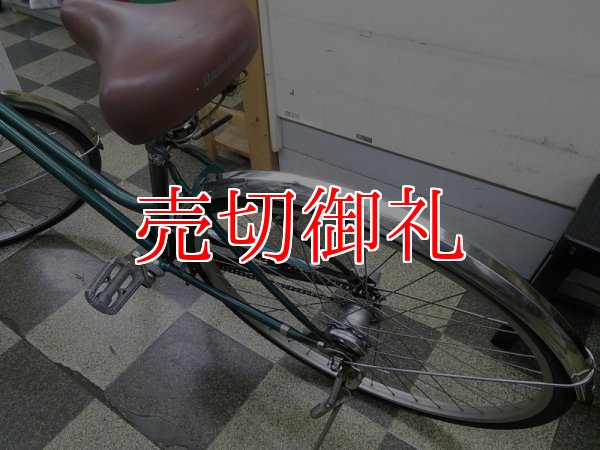 画像4: 〔中古自転車〕シティサイクル　27インチ　内装3段変速　ローラーブレーキ　グリーン