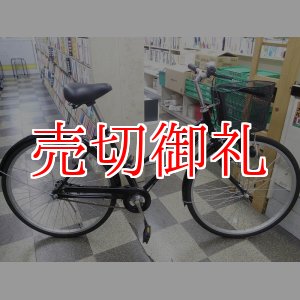 画像: 〔中古自転車〕シティサイクル　26インチ　シングル　ブラック