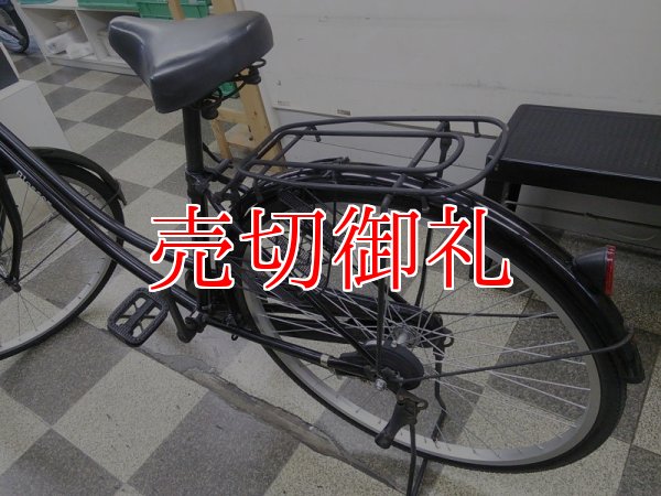 中古自転車〕シティサイクル ママチャリ 26インチ シングル ブラック 