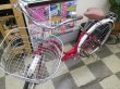 画像5: 〔中古自転車〕a.n.design works（エーエヌデザインワークス）　シティサイクル　26インチ　外装6段変速　同色パイプキャリア　ローラーブレーキ　レッド×ホワイト