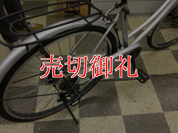 画像3: 〔中古自転車〕シティサイクル　26インチ　外装6段変速　シルバー