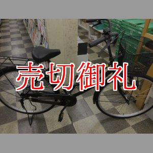 画像: 〔中古自転車〕シティサイクル　ママチャリ　26インチ　シングル　ブラック