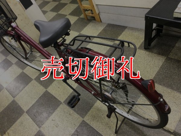 画像4: 〔中古自転車〕シティサイクル　26インチ　シングル　赤系