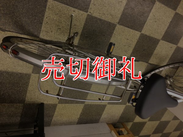 画像4: 〔中古自転車〕シティサイクル　27インチ　外装6段変速　LEDオートライト　シルバー