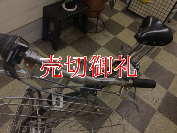 画像5: 〔中古自転車〕シティサイクル　27インチ　外装6段変速　LEDオートライト　ローラーブレーキ　ブラック