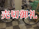 画像: 〔中古自転車〕シティサイクル　ママチャリ　27インチ　外装6段変速　ライトブルー×ブラウン