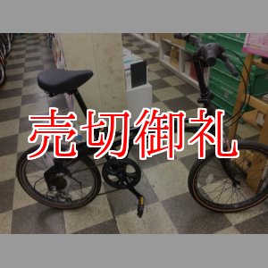 画像: 〔中古自転車〕DOPPELGANGER ドッペルギャンガー　折りたたみ自転車　20インチ　外装6段変速　軽量アルミフレーム　Vブレーキ　ブラック