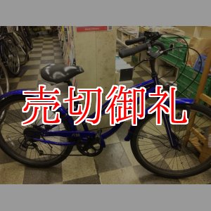 画像: 〔中古自転車〕ファットバイク　26×1.95　外装6段変速　ブルー