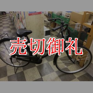 画像: 〔中古自転車〕シティサイクル　26インチ　シングル　ブラック