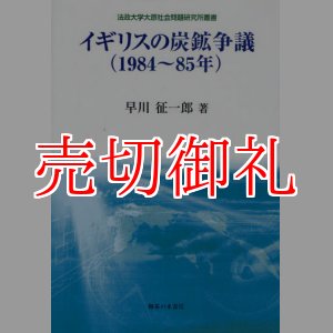 画像: イギリスの炭鉱争議（１９８４〜８５年）　法政大学大原社会問題研究所叢書