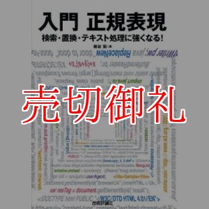 画像: 入門正規表現　検索・置換・テキスト処理に強くなる！