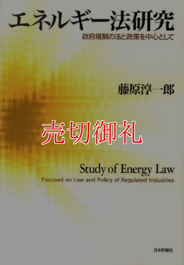 画像1: エネルギー法研究　政府規制の法と政策を中心として