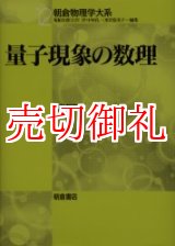 画像: 量子現象の数理　朝倉物理学大系　１２