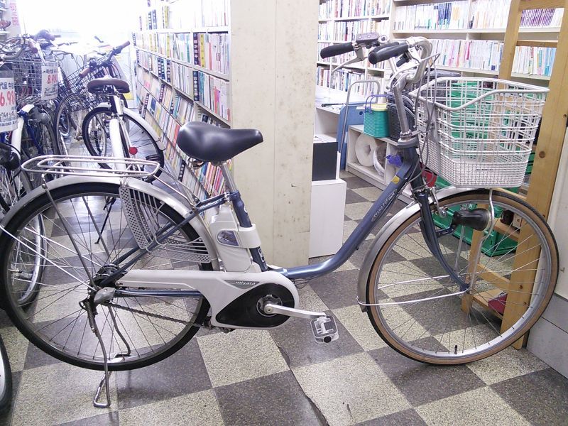 中古美品MIYATA ALUMI FRAME シルバー26インチ内装3段変速正常 